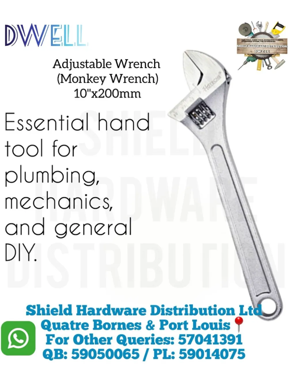 Adjustable Wrench 10"200mm