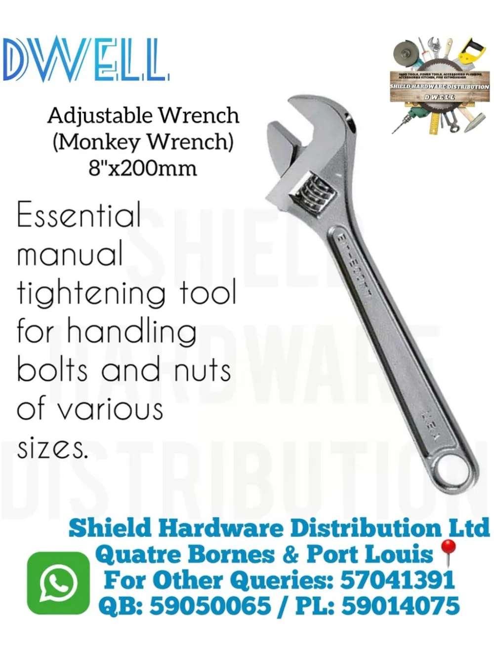 Adjustable Wrench 8"*200mm