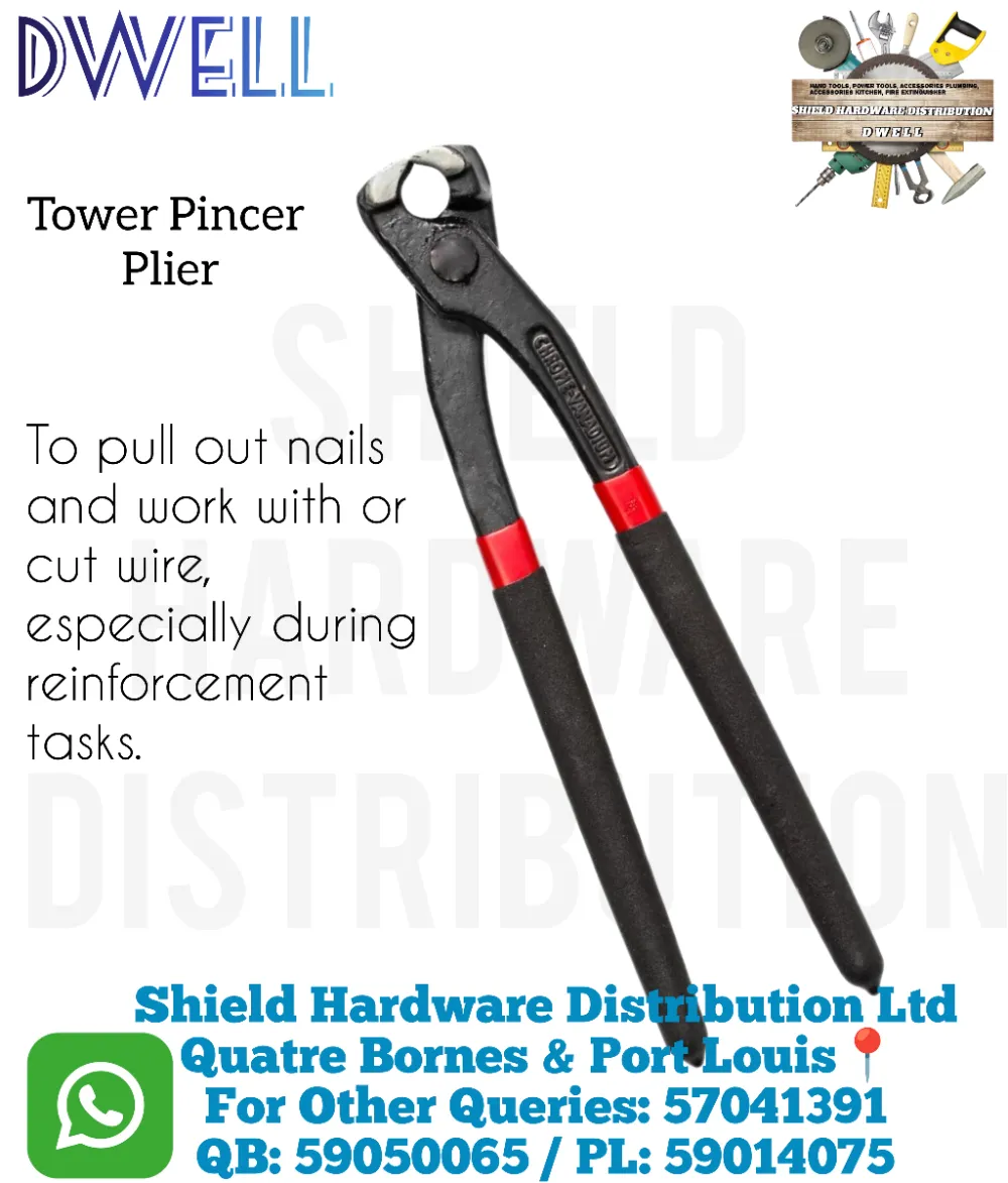 Tower pincer plier